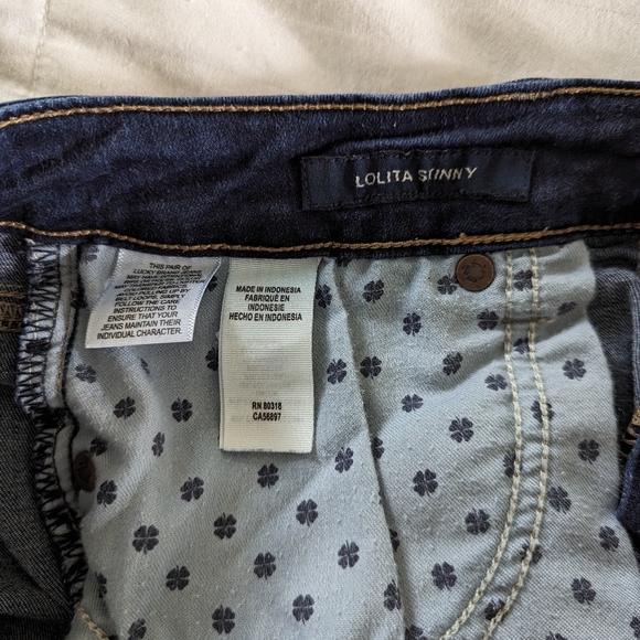 Lucky Brand Lolita Skinny Stretch Jegging 8 / 29 Faded Wash Blue Jean Mid Rise - Picture 5 of 8